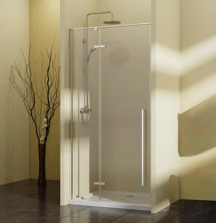Душевая дверь Vincea Slim-N 90 VDPH-5SN900CL, распашная, профиль хром, стекло прозрачное фото 2