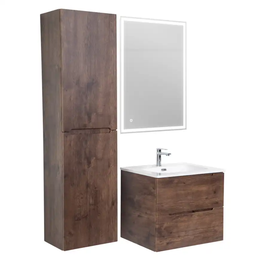 Тумба под раковину BelBagno ETNA-700-2C-SO-RW-P подвесная Rovere Moro фото 11