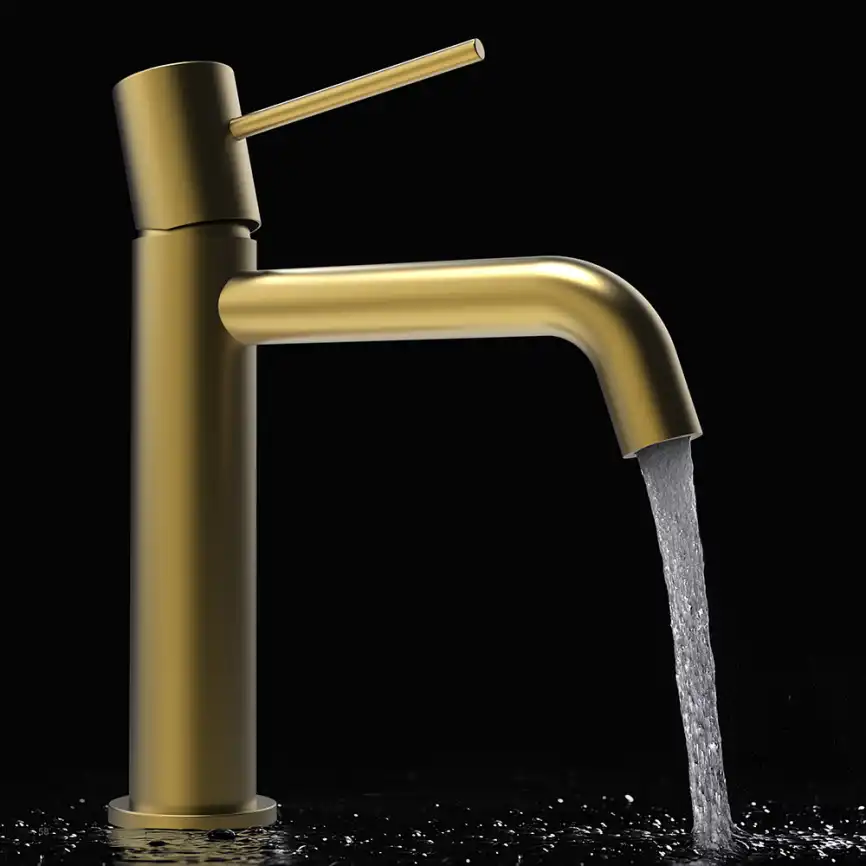 Смесители для раковины AVS Slimmer 811-100-BG, брашированное золото фото 13