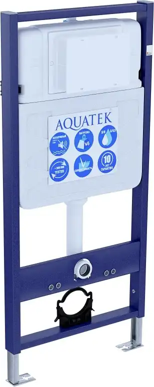 Унитаз с инсталляцией SET AQUATEK ЕВРОПА T-KKI1 с сиденьем микролифт без клавиши смыва фото 2