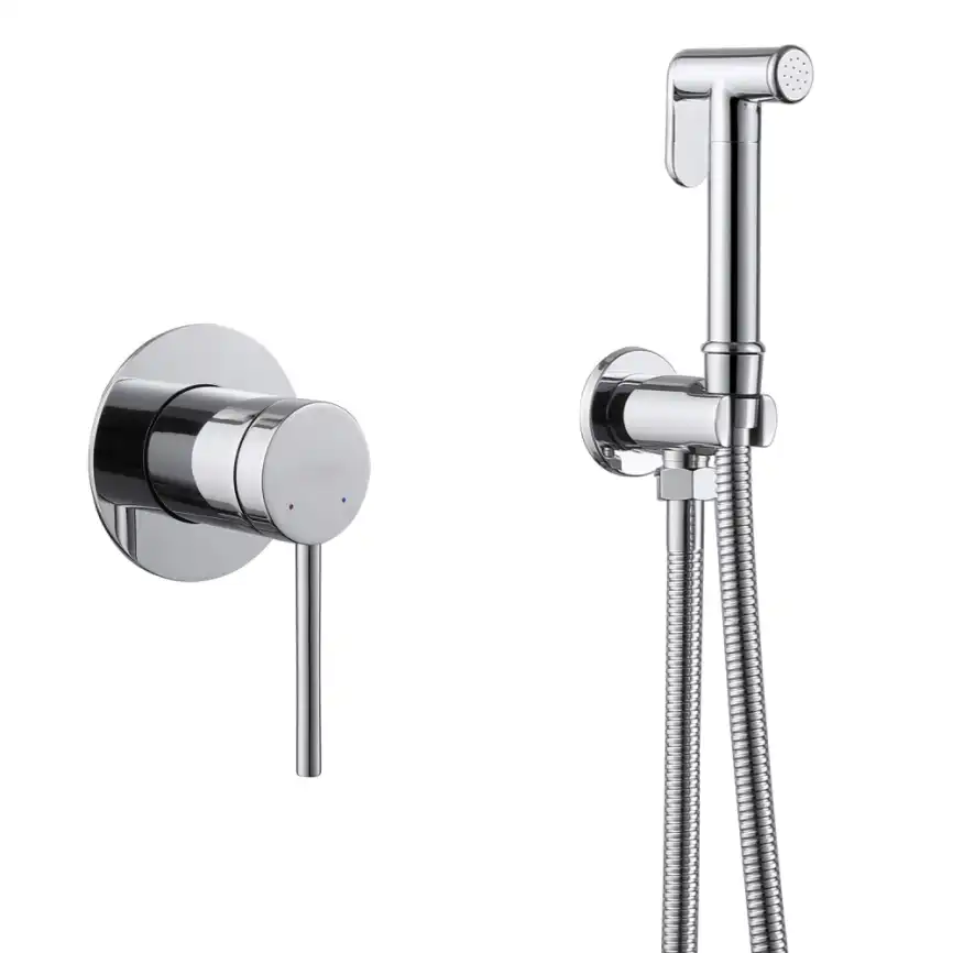 Смеситель ABBER Emotion AF8825 с гигиеническим душем, хром фото 1