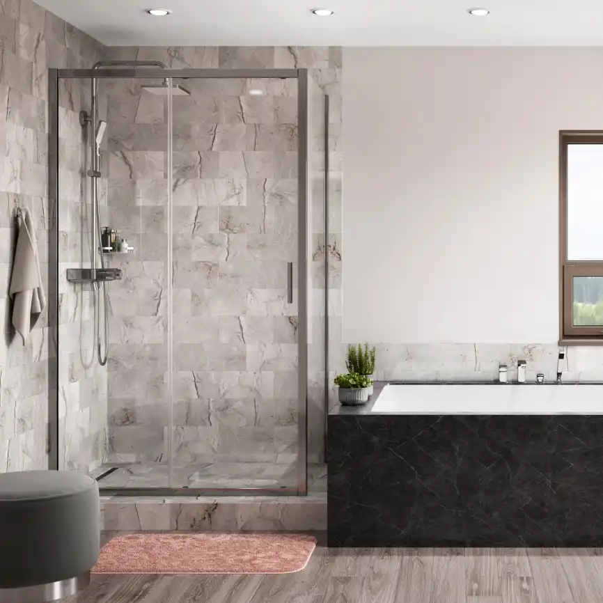 Душевой уголок WasserKRAFT Main 41S 130х80 Main 41S32 профиль Хром стекло Прозрачное фото 2