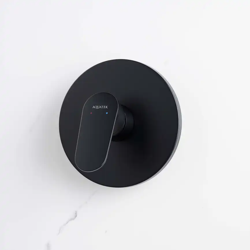 Смеситель для душа Aquatek Ника AQ1866MB, Черный матовый фото 7