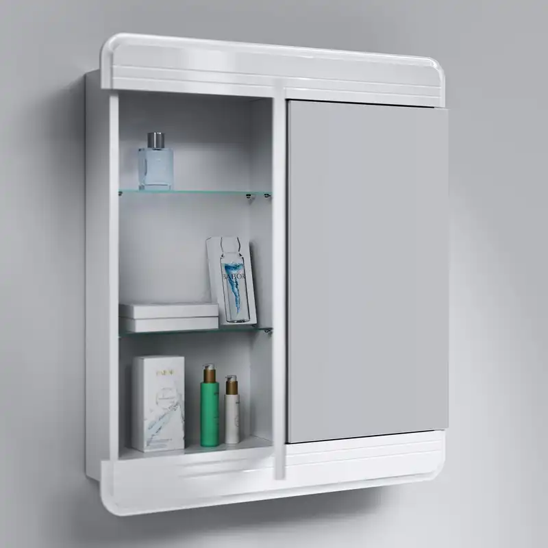 Зеркальный шкаф Aqwella Corsica 85 см, Kor.04.07, цвет Белый фото 2