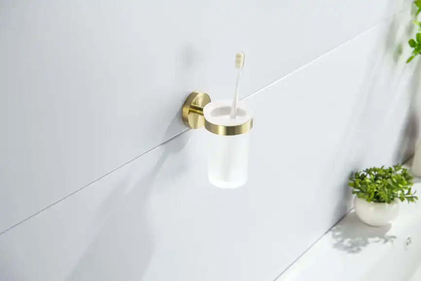 Стакан для ванной Aquatek Европа AQ4104BG, Золото матовое фото 3