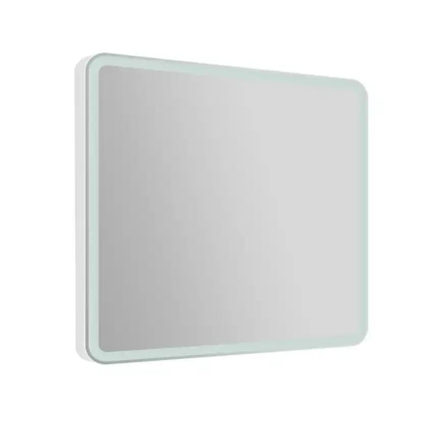 Зеркало BelBagno MARINO 80х80 SPC-MAR-800-800-LED-BTN с подстветкой, кнопочный выключатель фото 2