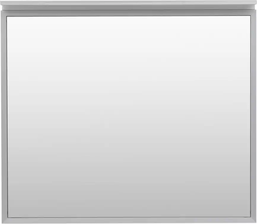 Зеркало Allen Brau Priority 90х75 1.31016.02 с подстветкой, сенсорный выключатель, Серебро фото 4