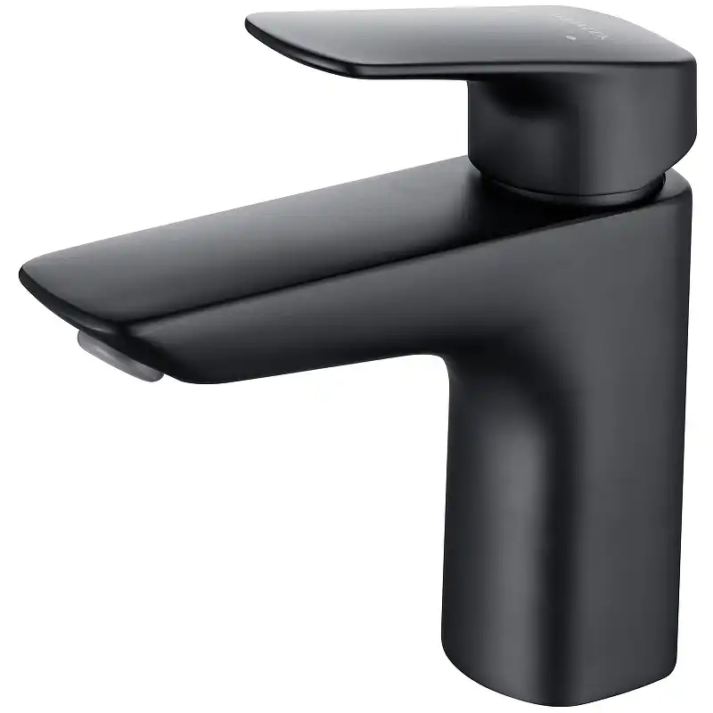 Смеситель для раковины Aquatek Вега AQ1010MB, однорычажный, цвет Черный матовый фото 1