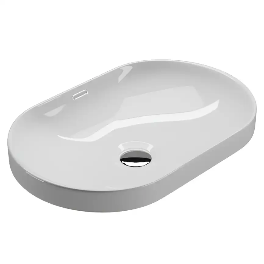 Раковина AVS Эльза 60x41 белая фото 2