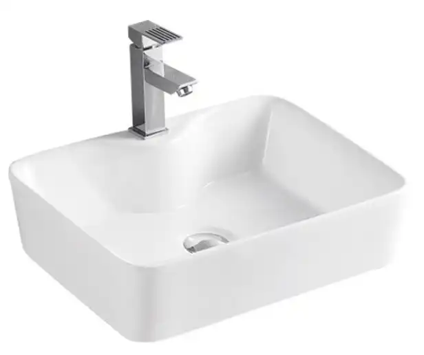 Раковина накладная Azario 480х370х130 AZ-2010, цвет Белый фото 1
