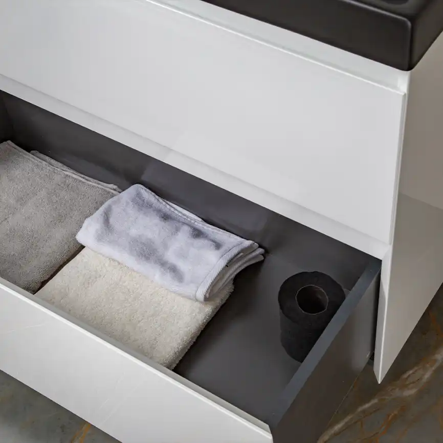 Тумба с раковиной AVS Гармония 100 белая, N821-07-1000WG-02-1010BM фото 12