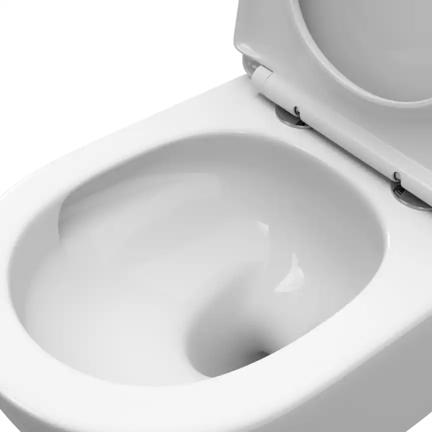 Подвесной унитаз BelBagno UNO-TOR BB5177CH-TOR/SC, безободковый, смыв торнадо с сиденьем микролифт, Белый фото 8