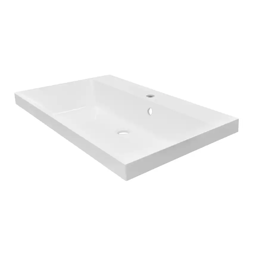 Тумба с раковиной Azario Viola 80 CS00097140, напольная, Белая матовая фото 7