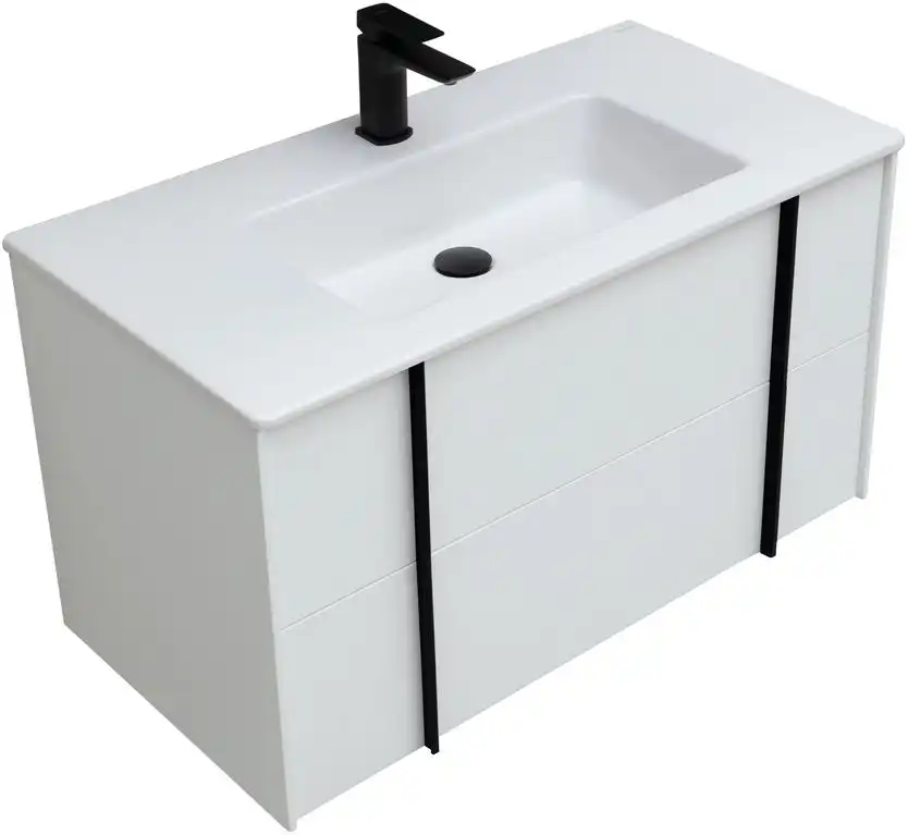 Тумба под раковину Allen Brau Reality 90 1.32006.WM белый матовый фото 6