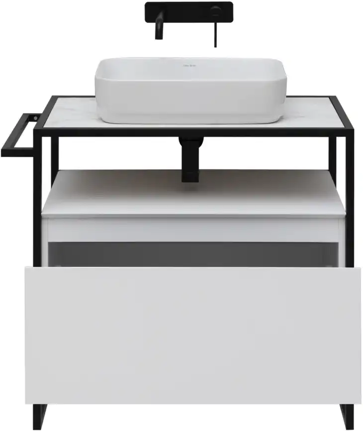 Тумба под раковину Allen Brau Priority 80 1.31002.WM белый матовый фото 7