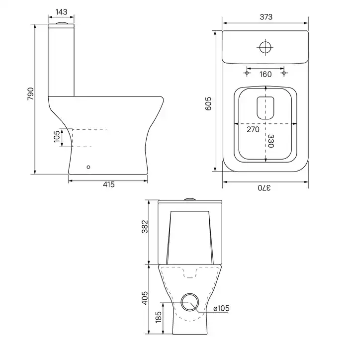 Унитаз-компакт IDDIS Torr TORRDSEi24 безободковый, с сиденьем микролифт Белый фото 6
