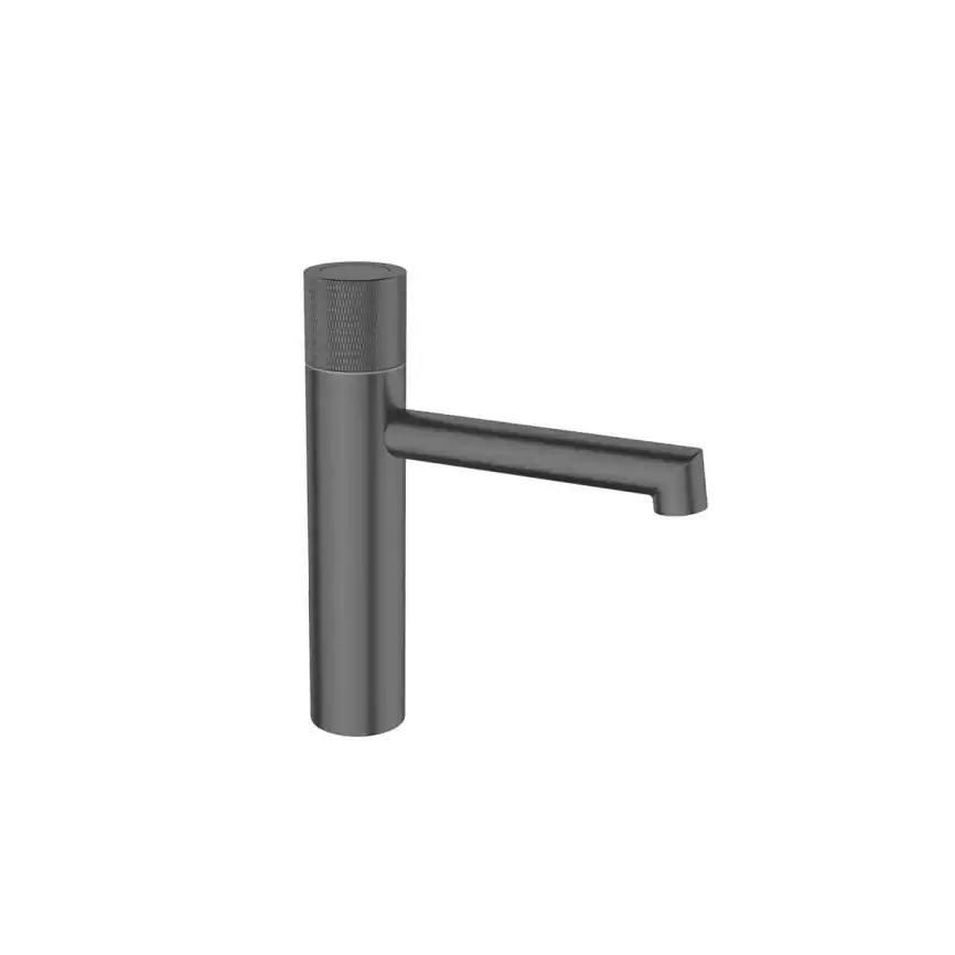 Смеситель для раковины Vincea Desire VBF-1D3GM, вороненая сталь фото 2