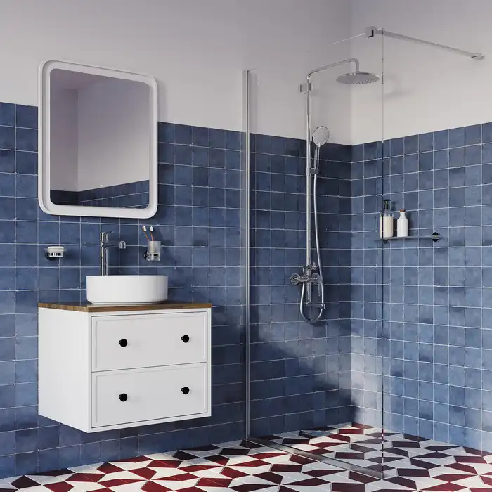 Душевая система IDDIS Aiger AIGSB3Fi06 для ванны с изливом цвет, Глянцевый хром фото 3