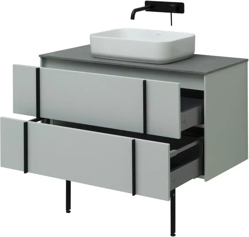 Тумба под раковину Allen Brau Reality 100 1.32007.PWM папирус матовый фото 25