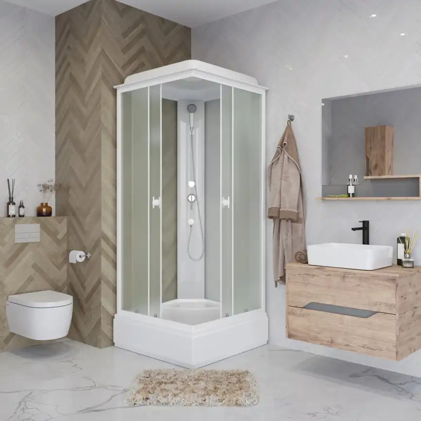 Душевая кабина Niagara Promo 80х80х215 P80/26Q/MT средний поддон, без гидромассажа фото 2