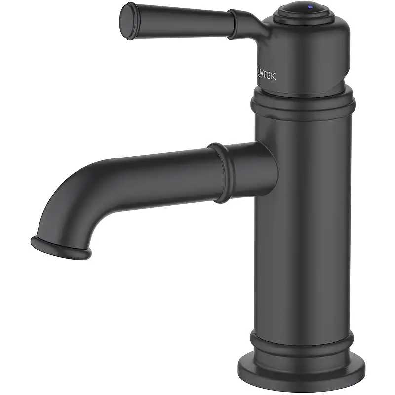 Смеситель для раковины Aquatek Классик AQ1510MB, однорычажный, цвет Черный матовый фото 1