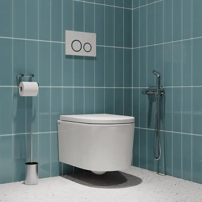 Унитаз подвесной IDDIS Stone STORNSEi25 безободковый, с сиденьем микролифт Белый фото 4