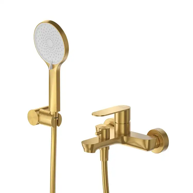 Смеситель для ванны и душа Cezares STYLUS-VD-BORO, Брашированное золото фото 1