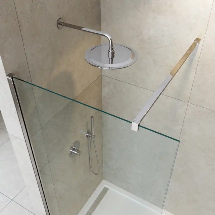 Душевая перегородка CEZARES LIBERTA-L-1-140-120-C-Cr стекло Прозрачное, профиль Хром фото 2