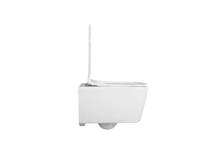 Подвесной унитаз Aquatek Либра NEW AQ1148N-00 безободковый, с сиденьем микролифт, Белый фото 4