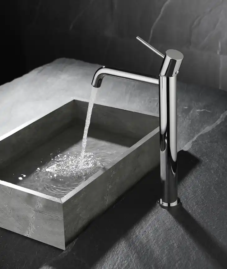 Смесители для раковины AVS Slimmer 811-101-CR высокий, хром фото 9