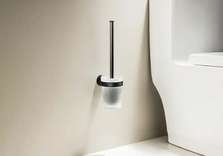 Ершик для унитаза Aquatek Классик AQ4510MB, Черный матовый фото 3