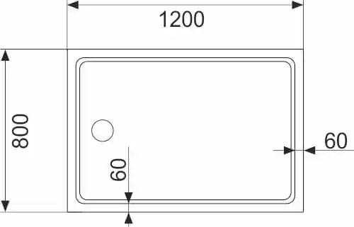Душевой уголок AVS Квант Квадро 120x80 профиль хром, стекло прозрачное, 803-0017-195-1280-CR-T фото 3