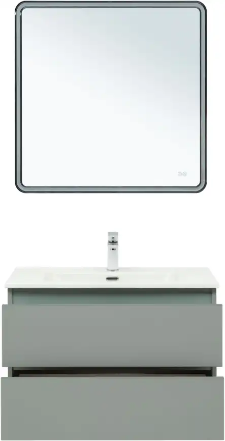 Тумба под раковину Aquanet Вега 2.0 80 мисти грин, подвесная, 337961 фото 15