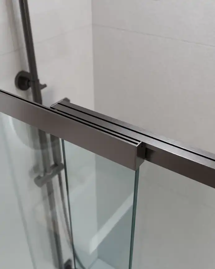 Душевая шторка на ванну CEZARES SLIDER-VF-11-90/150-C-GM стекло Прозрачное, профиль Оружейная сталь фото 2