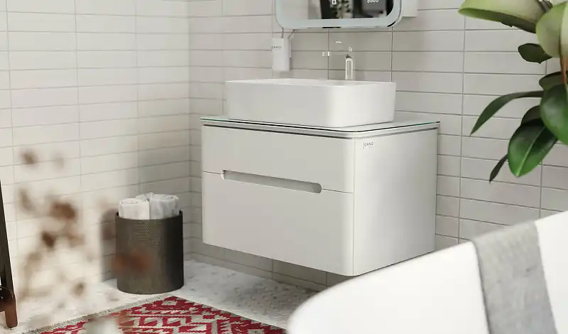 Тумба под раковину Jorno BOSKO 75 Bos.01.75/P/W Белая фото 8