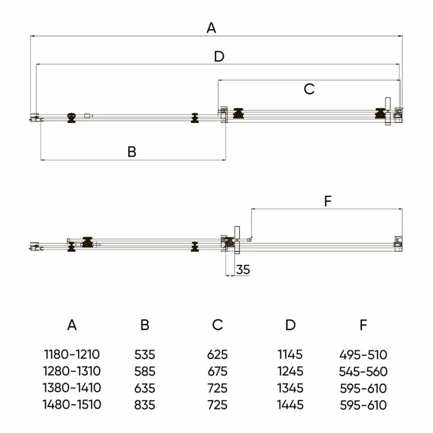Душевая дверь Veconi Vianno VN-74 120 см, VN74-120-01-C4, профиль Хром, стекло Прозрачное фото 2