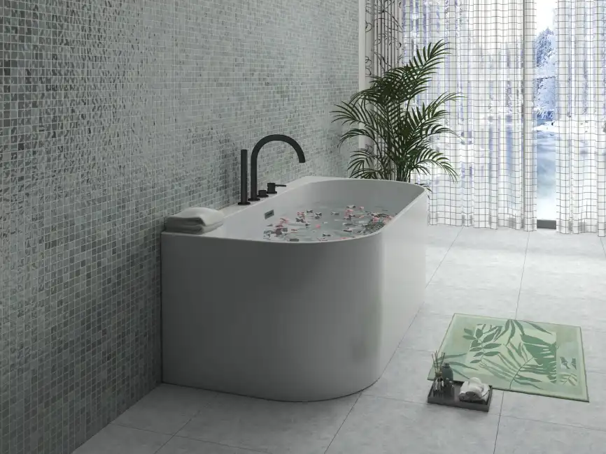 Акриловая ванна Azario BRADFORD 170х80 BRA17080, отдельностоящая, пристенная, белая фото 6