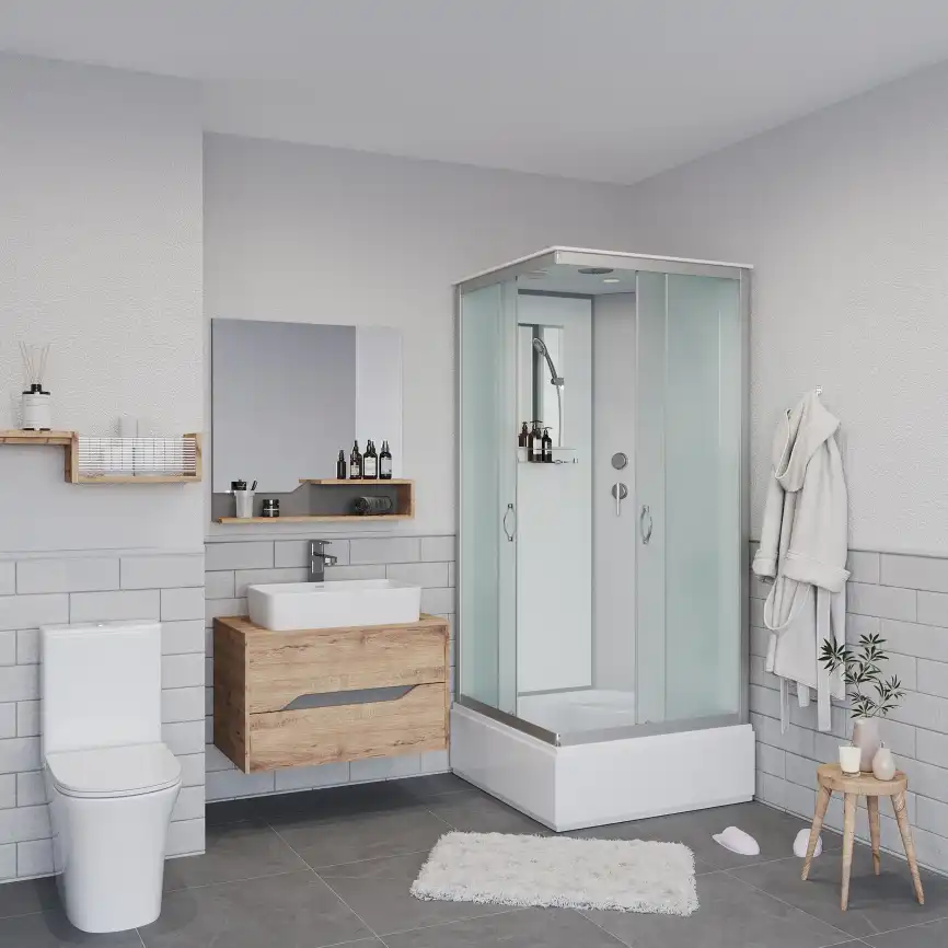 Душевая кабина Niagara Classic 90х90х215 NG-1108-14 средний поддон, без гидромассажа, 11081424 фото 2