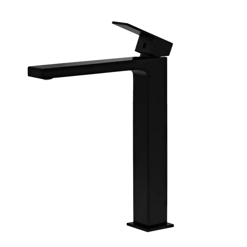 Смесители для раковины AVS Cube 811-201-MB высокий, черный матовый фото 5