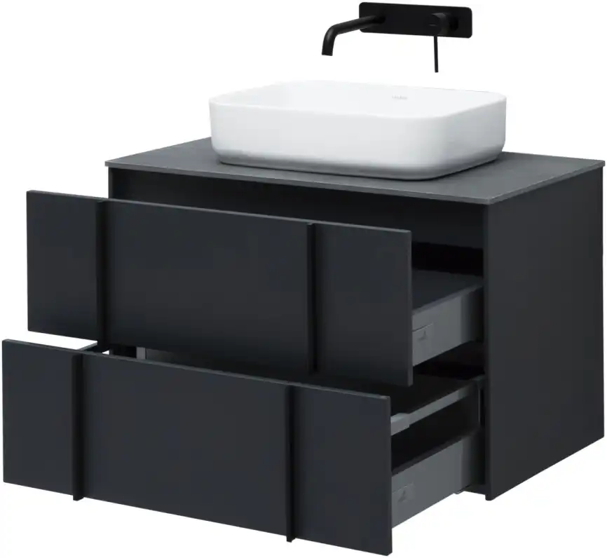 Тумба под раковину Allen Brau Reality 80 1.32005.AM антрацит матовый фото 12