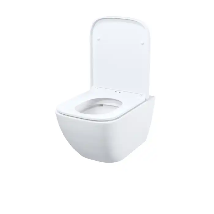 Унитаз подвесной IDDIS Torr TORRDSEi25 безободковый, с сиденьем микролифт Белый фото 3