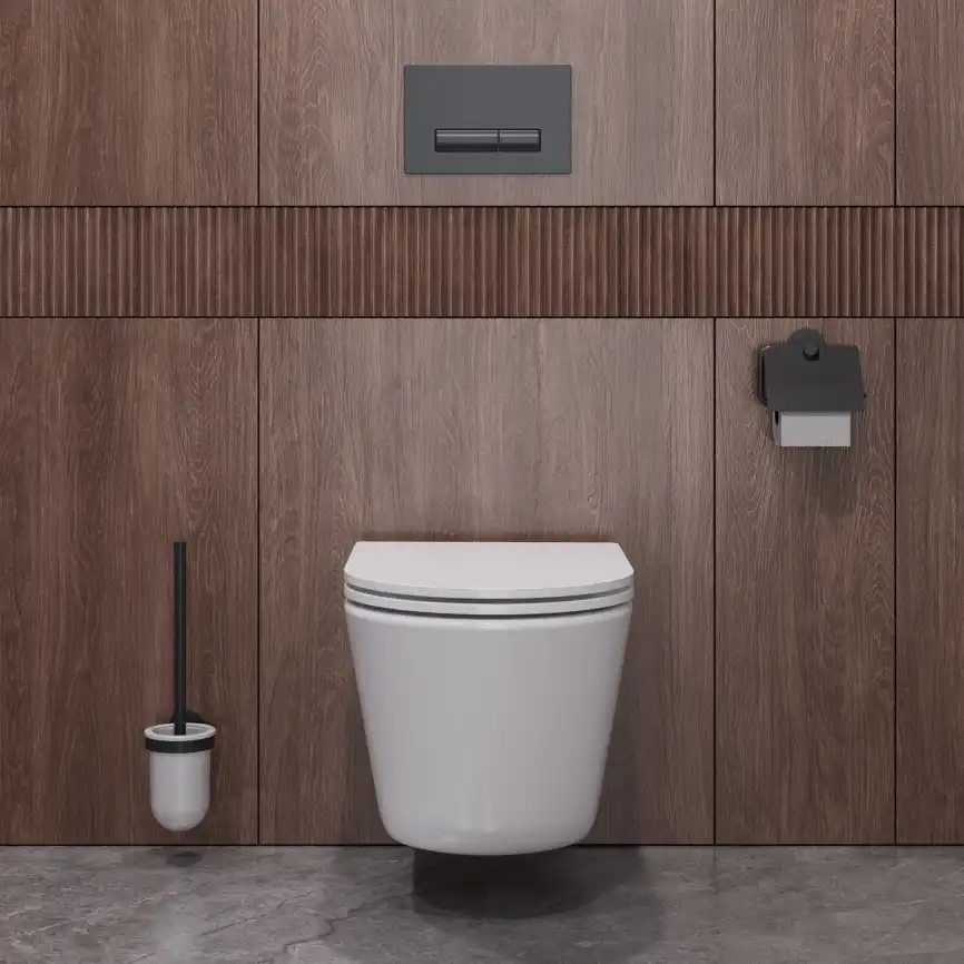 Подвесной унитаз CEZARES LINER CZR-3808-53-TH-TOR/SC, со смывом TORNADO, с сиденьем микролифт фото 13