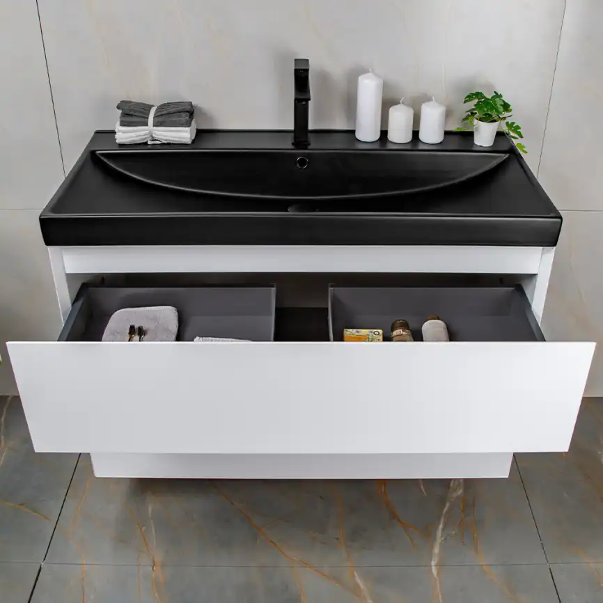 Тумба с раковиной AVS Гармония 100 белая, N821-07-1000WG-02-1010BM фото 7