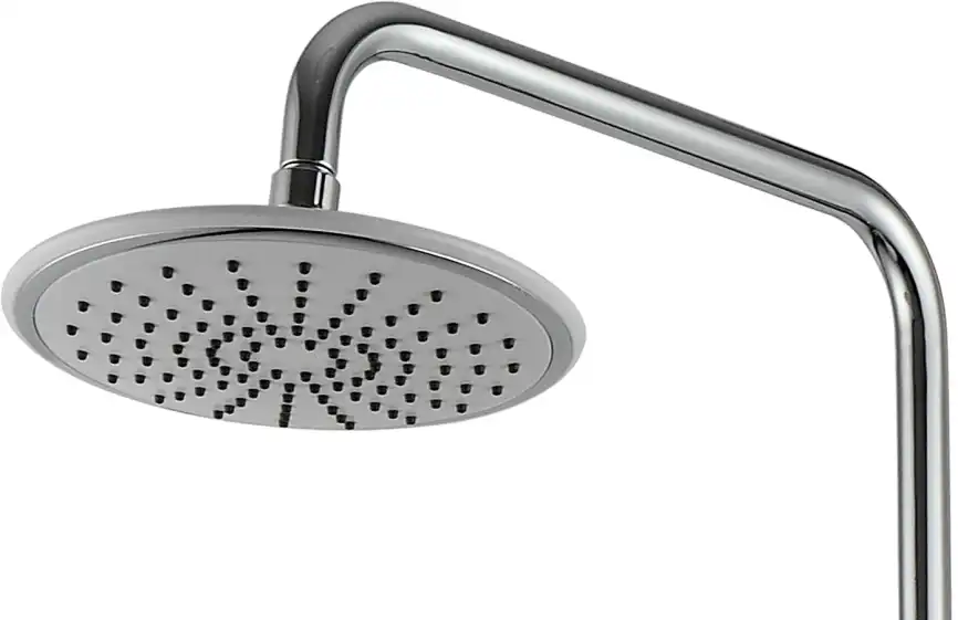 Душевая система Aquanet Logic AF320-72-R-C для ванны с изливом, верхний и ручной душ, Хром / Белый фото 5