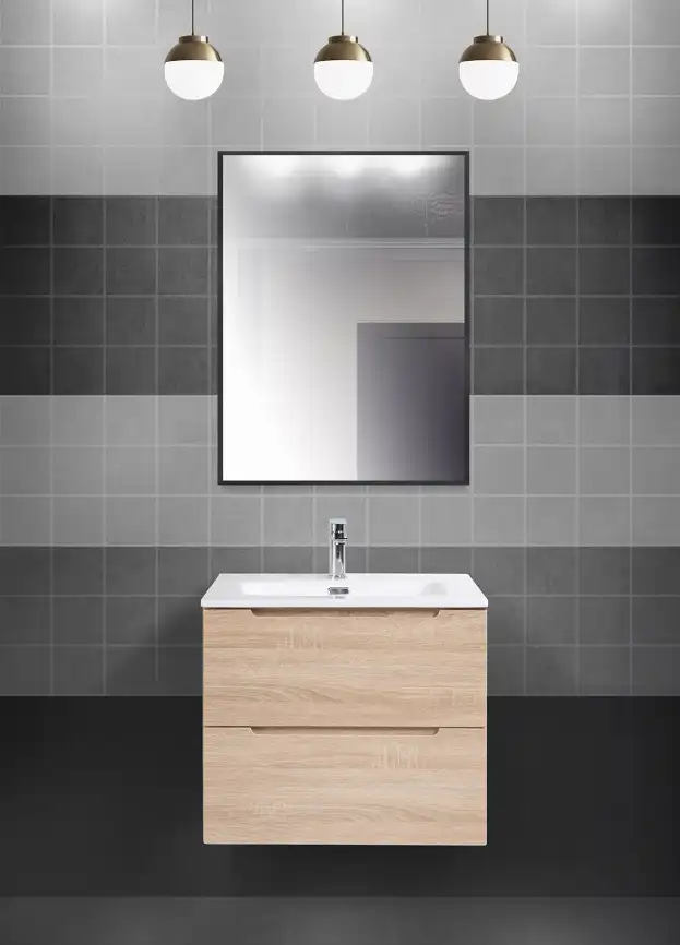 Зеркало BelBagno SPC-AL 60х80 SPC-AL-600-800 Nero без подсветки, Черный фото 10