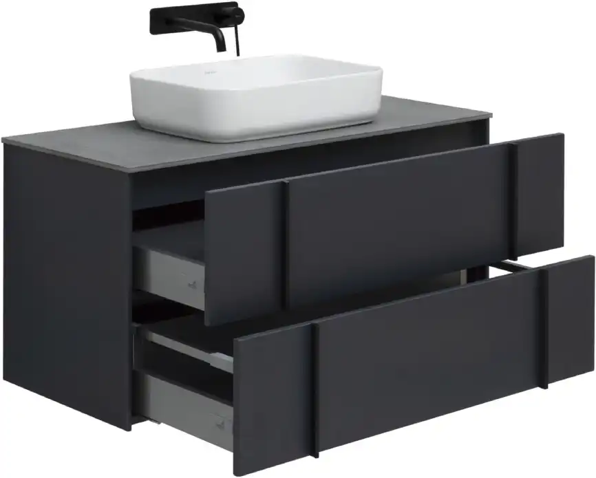Тумба под раковину Allen Brau Reality 100 1.32007.AM антрацит матовый фото 24