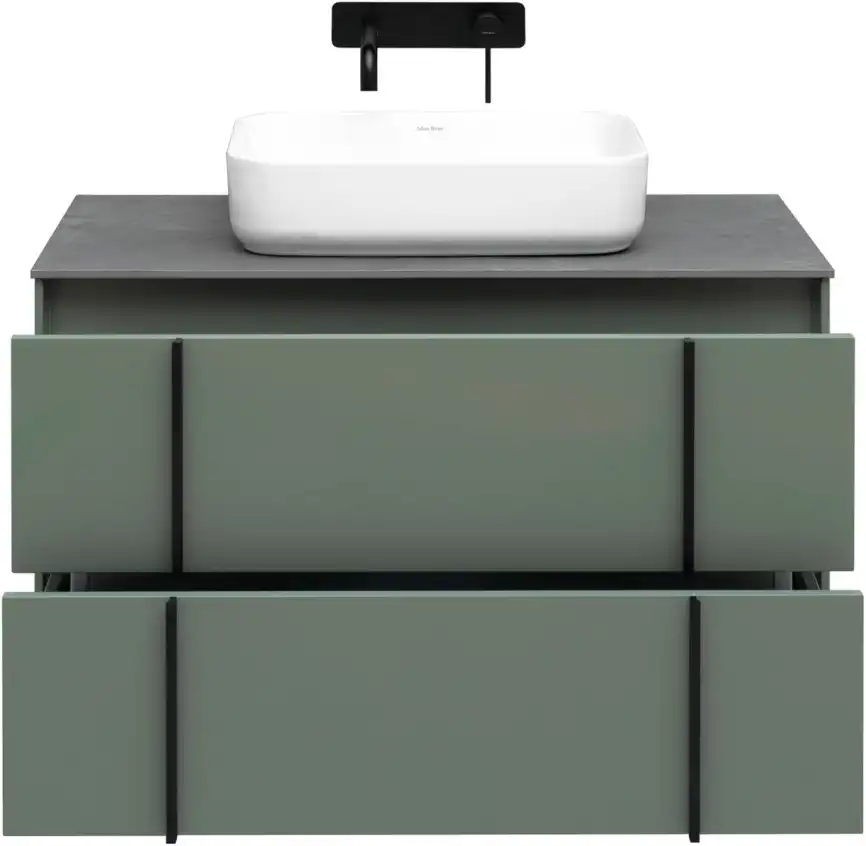 Тумба под раковину Allen Brau Reality 90 1.32006.CGM олива матовый фото 14