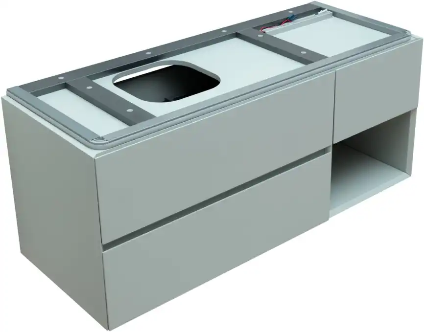 Тумба под раковину Allen Brau Infinity 120 1.21005.PWM L папирус матовый фото 10