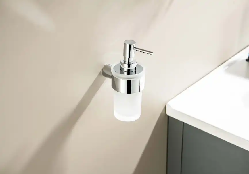 Дозатор для жидкого мыла Aquatek Лира AQ4405CR, Хром фото 3