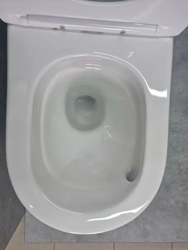 Унитаз-компакт CeramaLux TR2178, безободковый, с бачком и сидением микролифт (Система смыва торнадо) фото 6